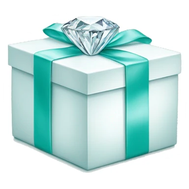 Tiffany & Co. box, diamond ring sticker