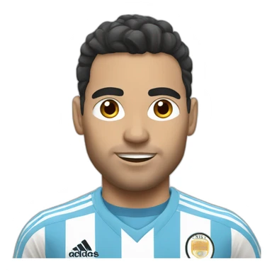Argentinian player Julian Alvarez sticker