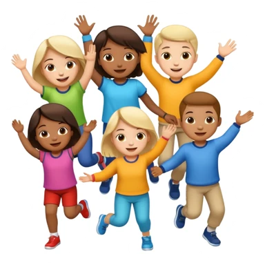 Crianças brincando  sticker