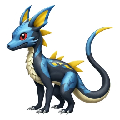 Salandit-Amaura-Umbreon-Silvally-fusion (full body) sticker