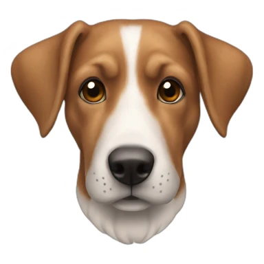 Ağzında kemik olan köpek sticker