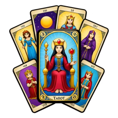 Tarot cards sticker