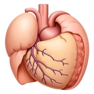 hernia, simple medical illustration sticker