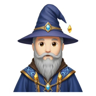 mach mir denn vierten in einem zauberer outfit sticker