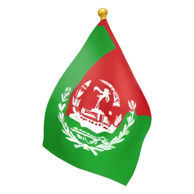 Old afghan flag sticker