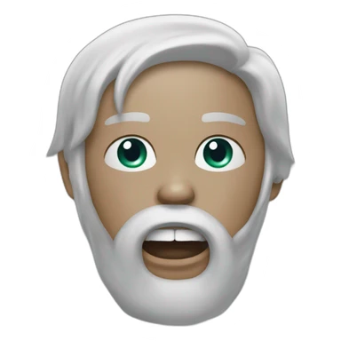 Emoji qui ce mordille lèvres sticker