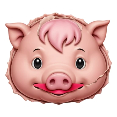 pig skin sticker