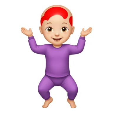 光頭bb開心跳舞 sticker