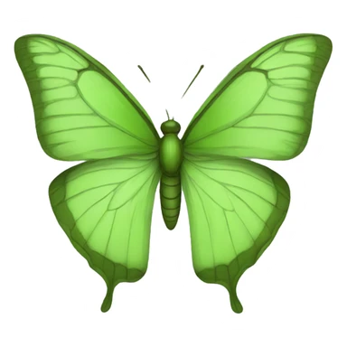 Mariposa verde sticker
