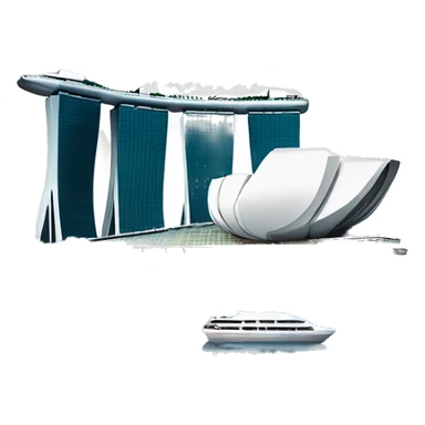 Marina Bay Sands building sticker