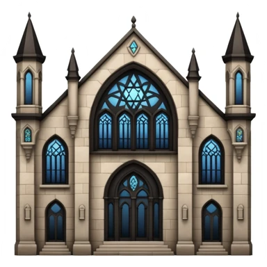 jewish synagogue dark aesthetic gothic architecture sticker