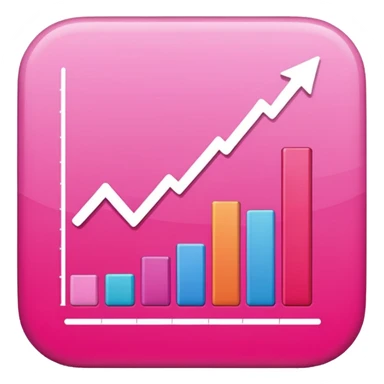 pink graphic stats sticker