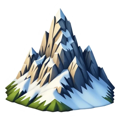 Alps mountain sticker