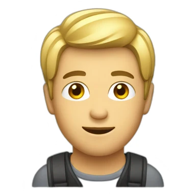 homme en voiture sticker