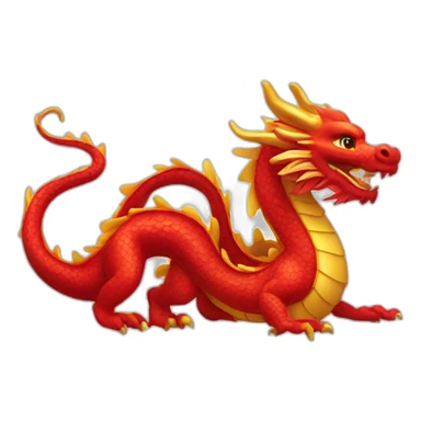  Put a dragon but it’s a Chinese new year sticker