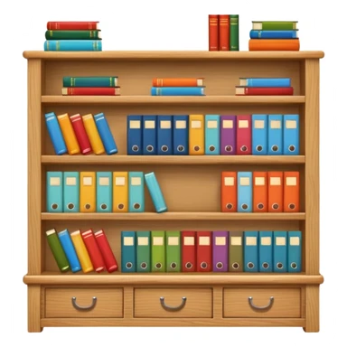 shelf organized sticker