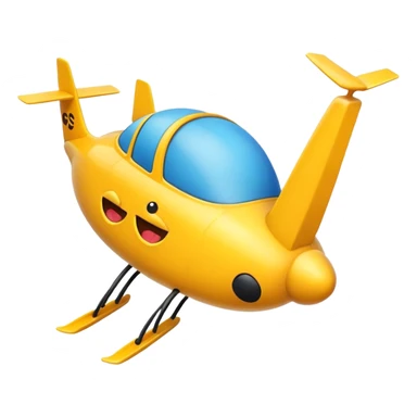 crée un emoji qui vole sticker