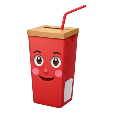 Juice Box RED sticker