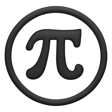 pi symbol sticker