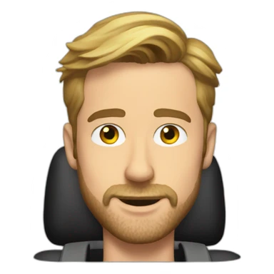 Ryan Gosling driving sticker