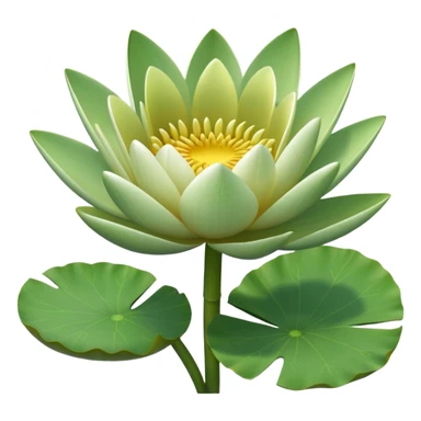 Small text size water lily bud with stem. ⅛ of the ones you’ve given.  sticker