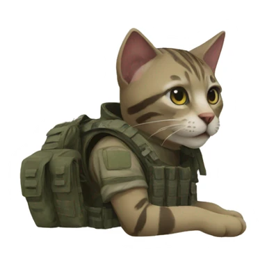 Tarkov army cat sticker