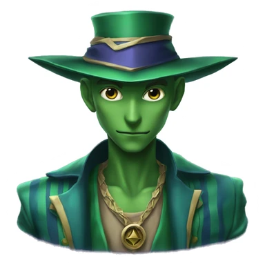 Yugioh dark magician green skin sticker