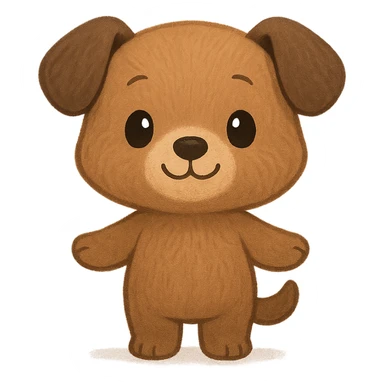 cute animal character, charming and friendly, general style sticker