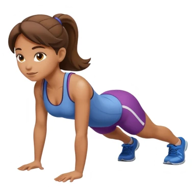 girl doing pump sticker