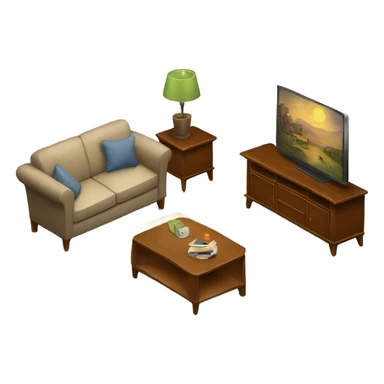 Living room furniture  sticker