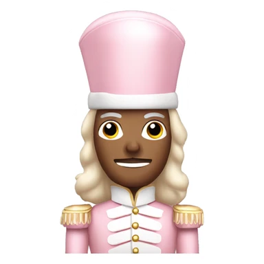 Light pink nutcracker sticker
