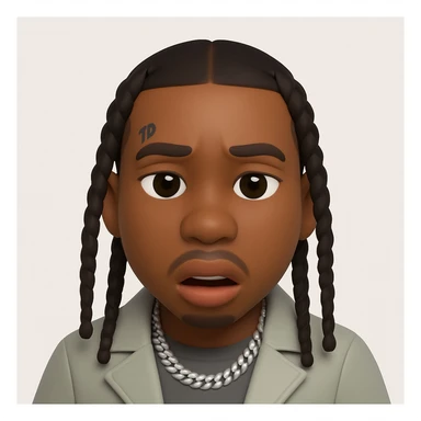 Convert this photo into a 3D emoji in the Microsoft Fluent style, closely resembling the original person with the same hairstyle, facial features, and expression. sticker