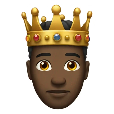 African King Crown sticker