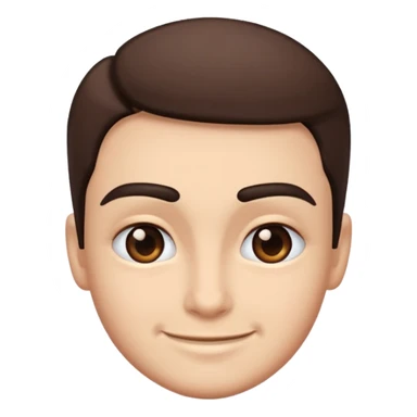 Smirking with eyebrows raised up  sticker