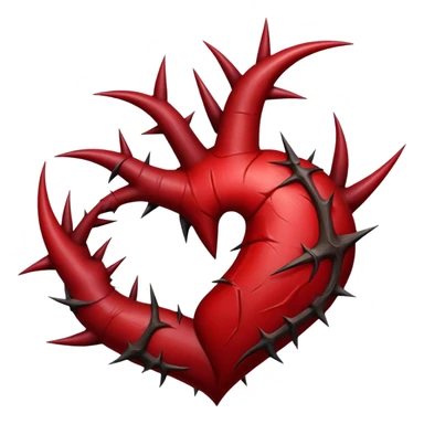 Heart of thorns sticker