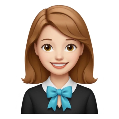 women with neckBow. sticker