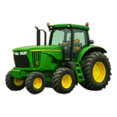 tracteur john deere sticker