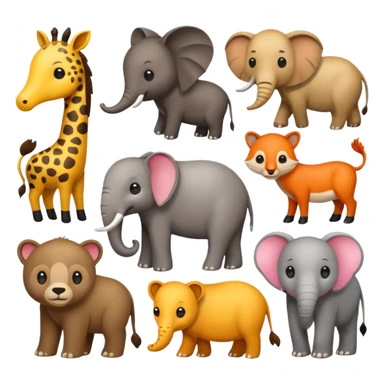 Faça vários animais juntos sticker