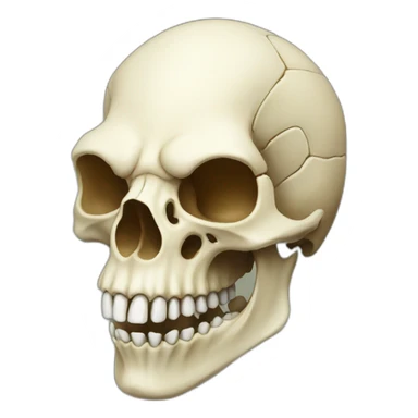 Lizards head skull sticker