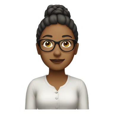 Sister with money in her glasses sticker