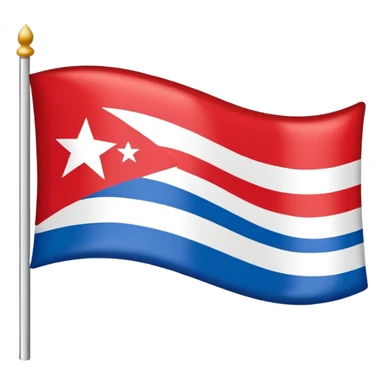 cuban flag sticker