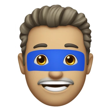 ultramarine blue tooth sticker