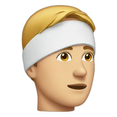 head bandage sticker