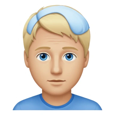 Kian Egan blonde hair, blue eyes sticker