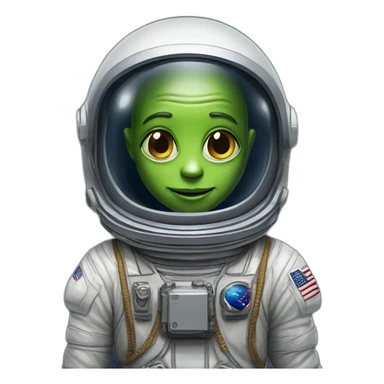 Alien astronauts sticker