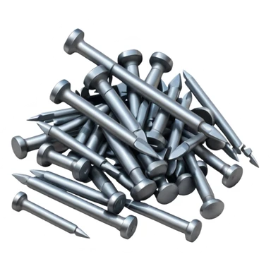 pile of hardware nails sticker