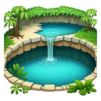 mexican cenote sticker