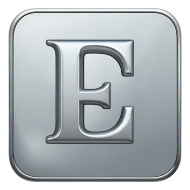 The letter L in bold  sticker