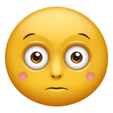 Hazme una carita redonda  amarilla aturdida con un porro en la boca sticker