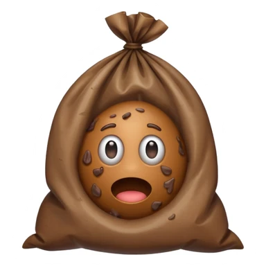 Poop  in a bag sticker